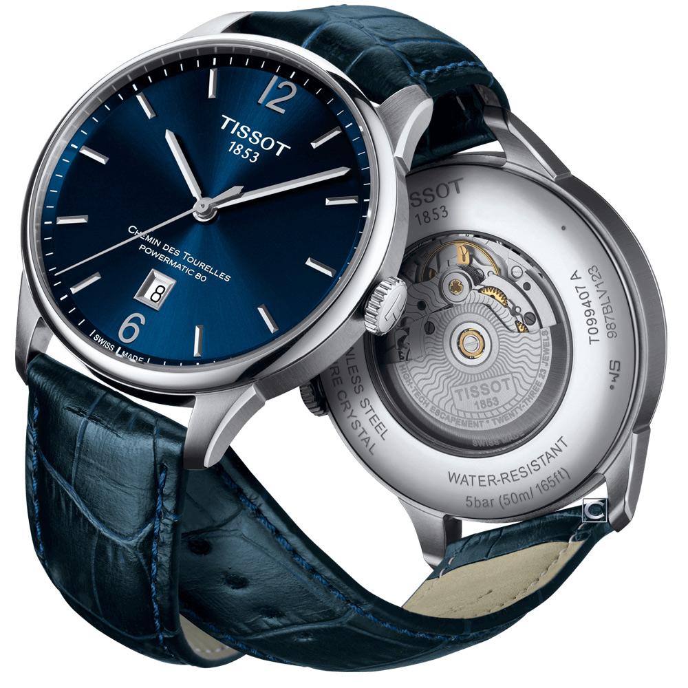 TISSOT 杜魯爾 80小時動力儲存機械錶(T0994071604700)42mm