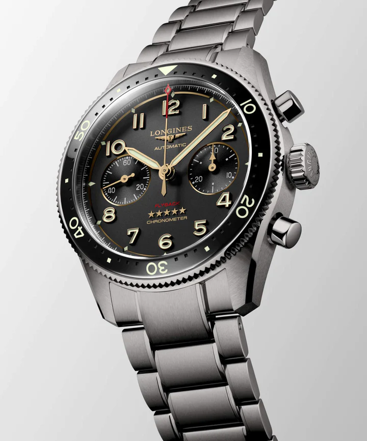 LONGINES Spirit 浪琴先行者系列 Flyback 鈦金屬飛返計時碼錶 42mm L38211536