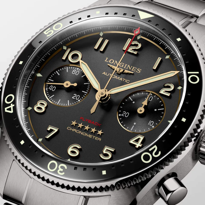 LONGINES Spirit 浪琴先行者系列 Flyback 鈦金屬飛返計時碼錶 42mm L38211536