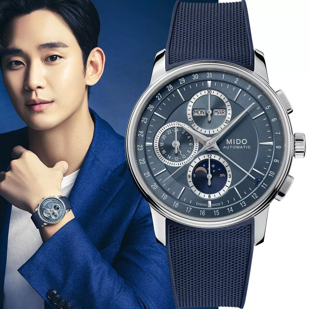 MIDO 美度 Baroncelli 永恆系列 月相計時機械錶-M0276251704100 MIDO 美度 Baroncelli 永恆系列 月相計時機械錶-M0276251704100