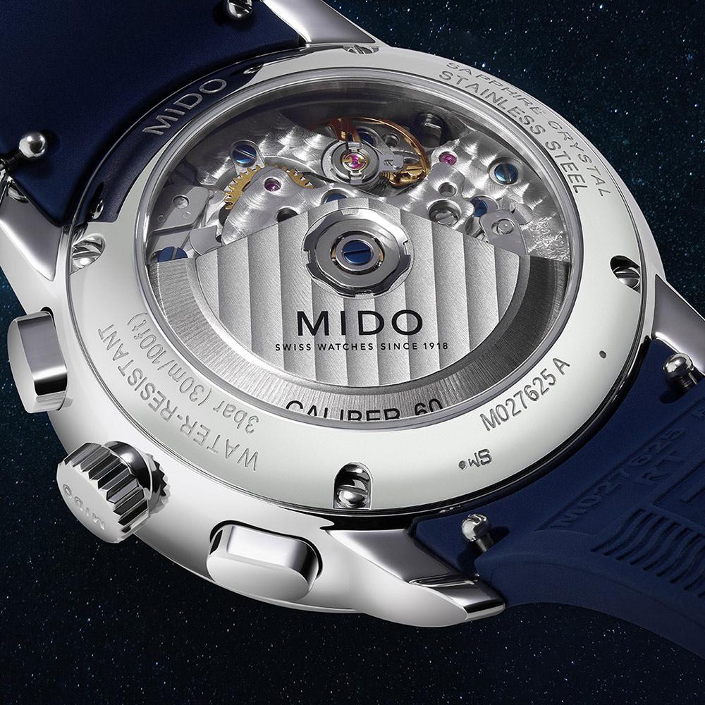 MIDO 美度  Baroncelli 永恆系列 月相計時機械錶-M0276251704100