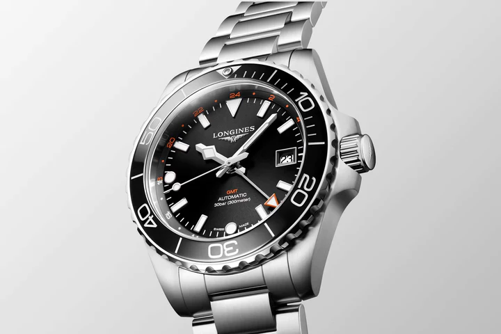 LONGINES 浪琴 HydroConquest GMT深海征服者系列兩地時間浪鬼陶瓷潛水機械錶 41mm L37904566