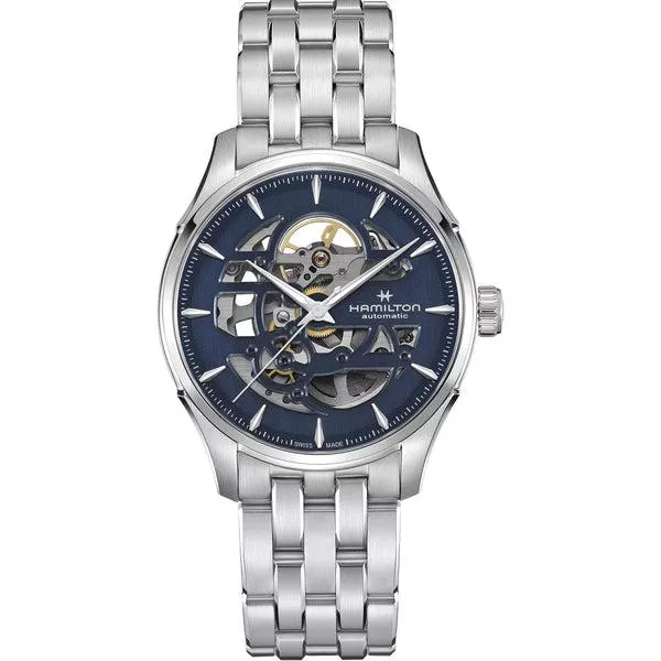 HAMILTON 漢米爾頓 JAZZMASTER 爵士系列鏤空自動機械腕錶 40mm H42535141