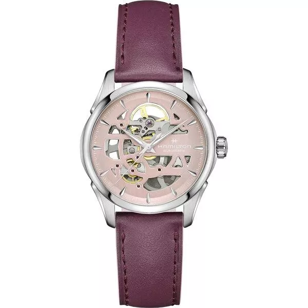 HAMILTON 漢米爾頓 JAZZMASTER 爵士系列鏤空自動機械腕錶 36mm H32265870