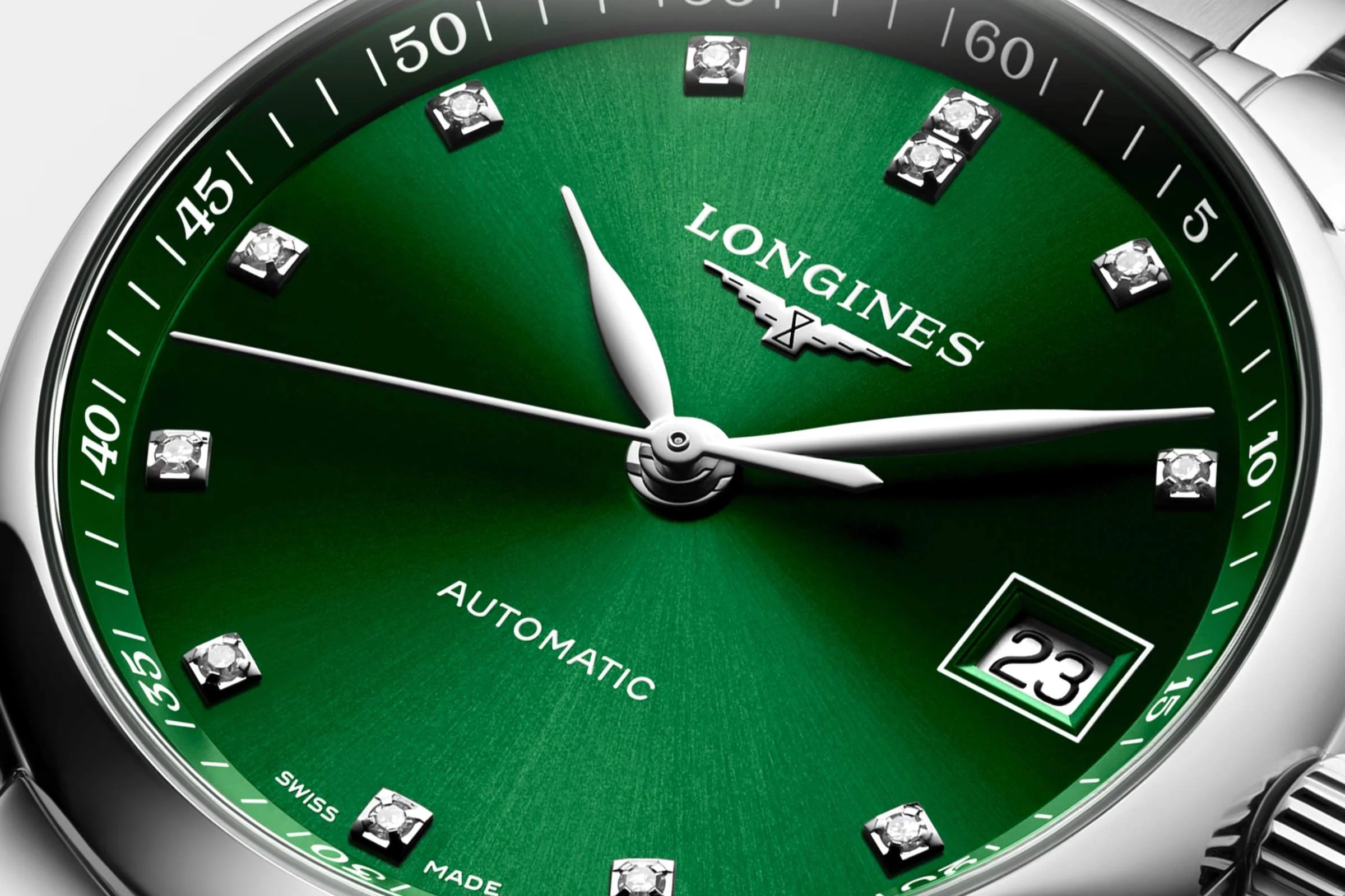 LONGINES 浪琴 MASTER 巨擘系列真鑽機械腕錶 34mm L23574996