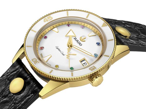 RADO Captain Cook 雷達庫克船長系列 MARINA HOERMANSEDER 心跳系列聯名套組37mm R32117708