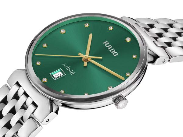 RADO 雷達錶 Florence Classic 佛羅倫斯經典系列鑽面石英腕錶 38mm R48912773