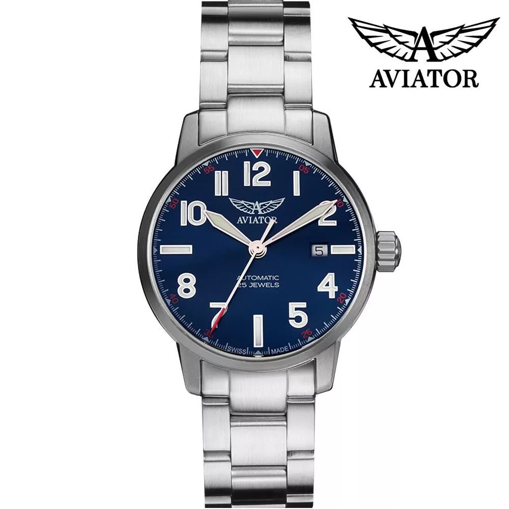 瑞士 AVIATOR AIRACOBRA 飛行員機械腕錶-V.3.21.0.138.5 瑞士 AVIATOR AIRACOBRA 飛行員機械腕錶-V.3.21.0.138.5