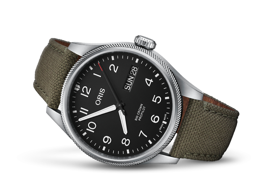 ORIS 豪利時 BIG CROWN PROPILOT BIG DAY DATE-01 752 7760 4164-07 3 22 02LC