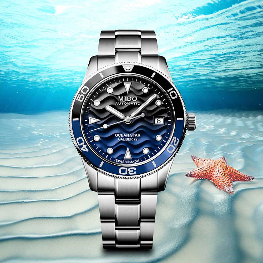 MIDO 美度錶 金秀賢配戴款 OCEAN STAR 39 潛水機械錶 送禮-39mm M0269071104100