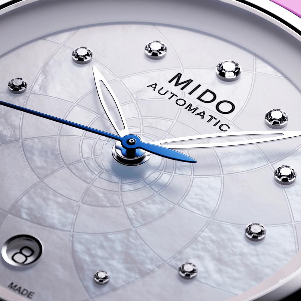 MIDO 美度錶  Rainflower花雨系列 真鑽 機械錶 手錶 女錶-34mm/M0432071110600