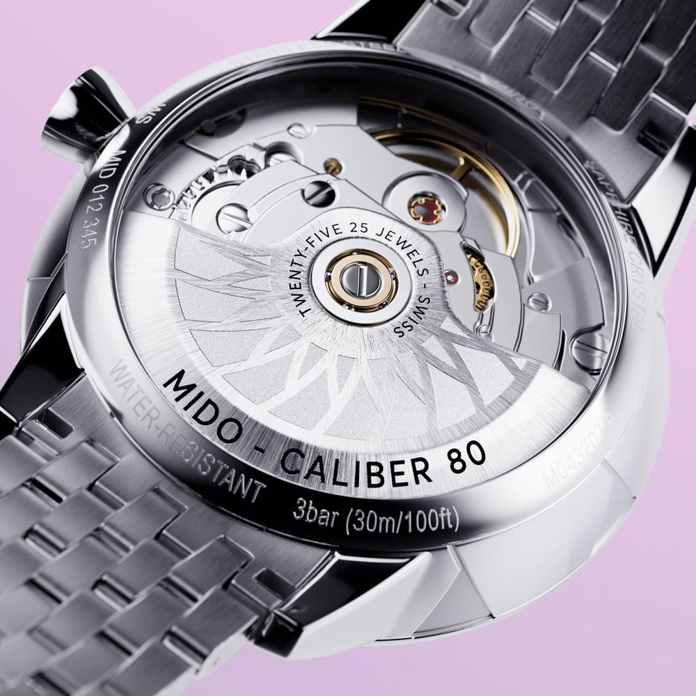 MIDO 美度錶  Rainflower花雨系列 真鑽 機械錶 手錶 女錶-34mm/M0432071110600