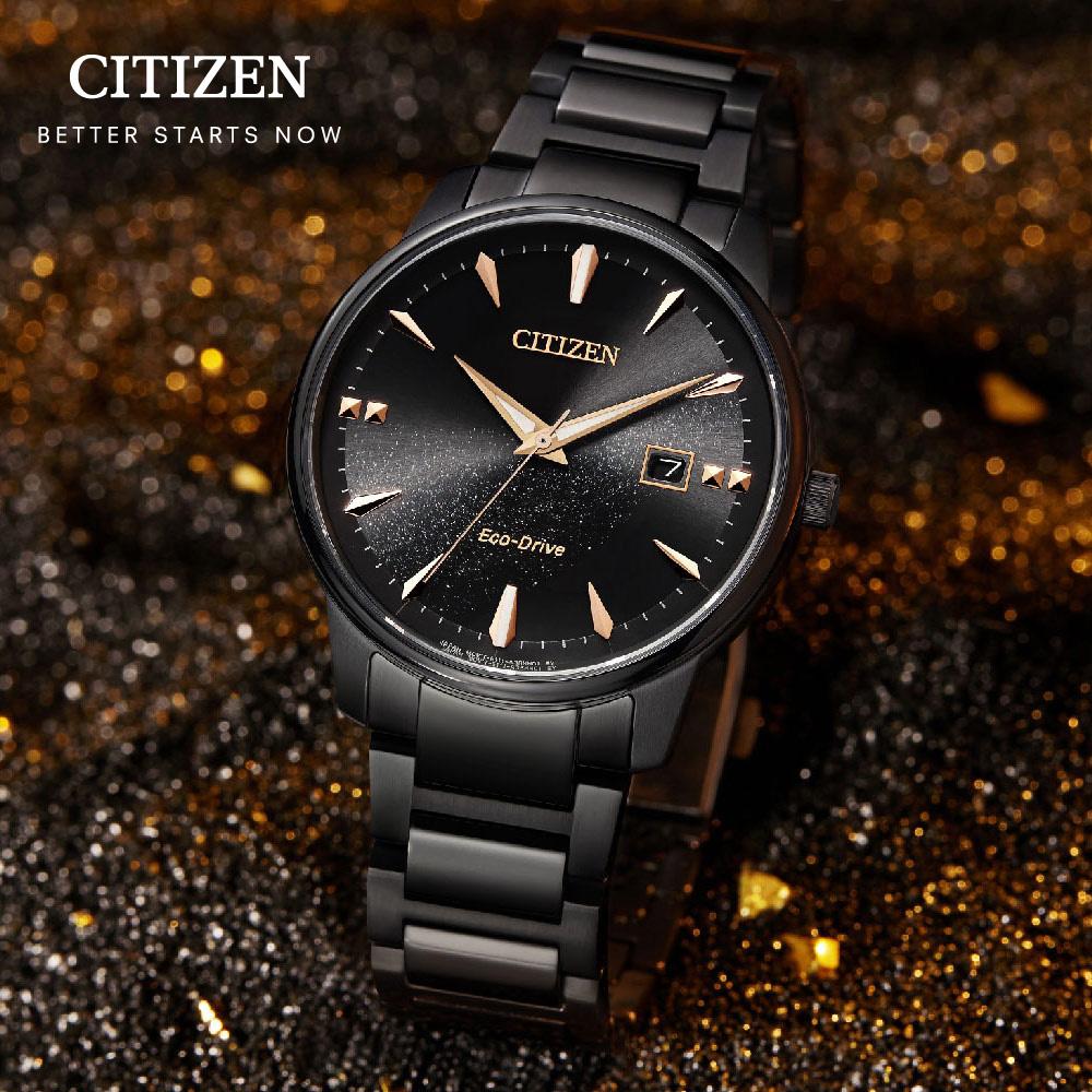 CITIZEN 星辰 璀璨星空光動能對錶(BM7595-89E+EW2595-81E)