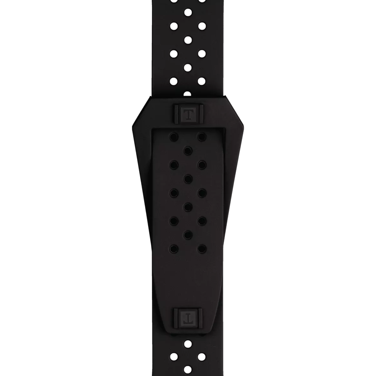 天梭 SIDERAL S 黑色橡膠錶帶_T1454079705700.T1454079705701.T1454079705702適用錶帶