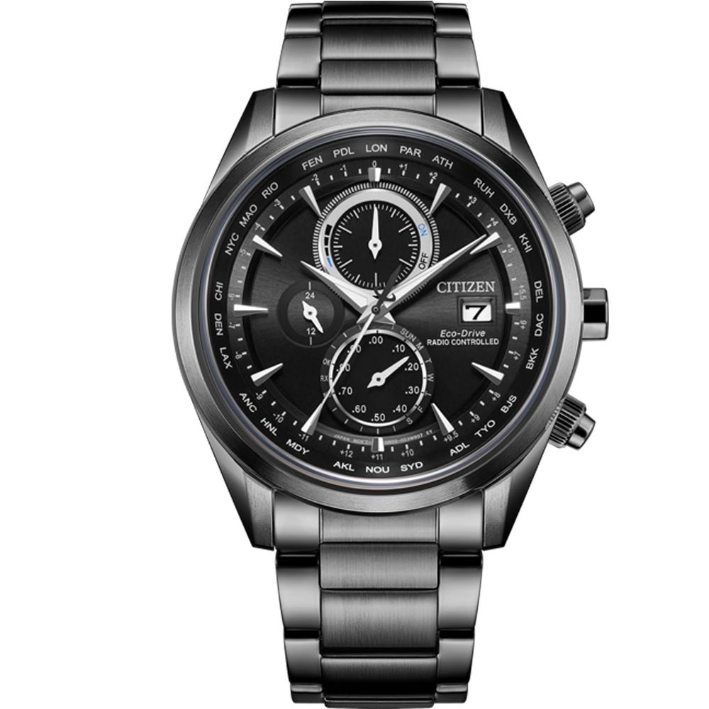 CITIZEN 星辰 Eco-Drive 相伴一生光動能對錶-AT8265-81E+EM1073-85Y