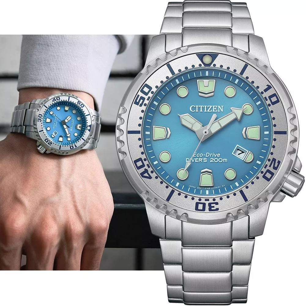 CITIZEN 星辰 PROMASTER 200米光動能潛水錶-44mm藍 BN0165-55L CITIZEN 星辰 PROMASTER 200米光動能潛水錶-44mm藍 BN0165-55L