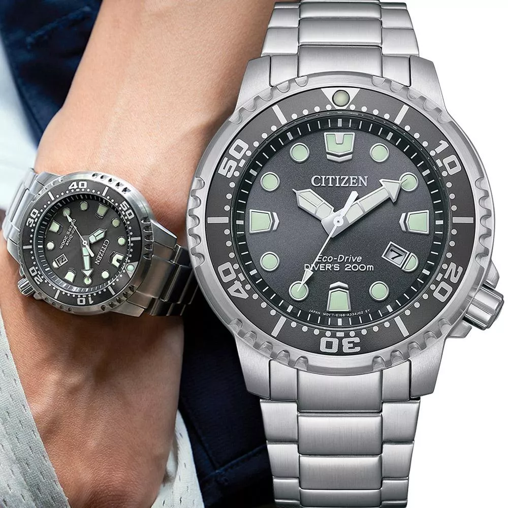CITIZEN 星辰 PROMASTER 200米光動能潛水錶-44mm灰色 BN0167-50H CITIZEN 星辰 PROMASTER 200米光動能潛水錶-44mm灰色 BN0167-50H