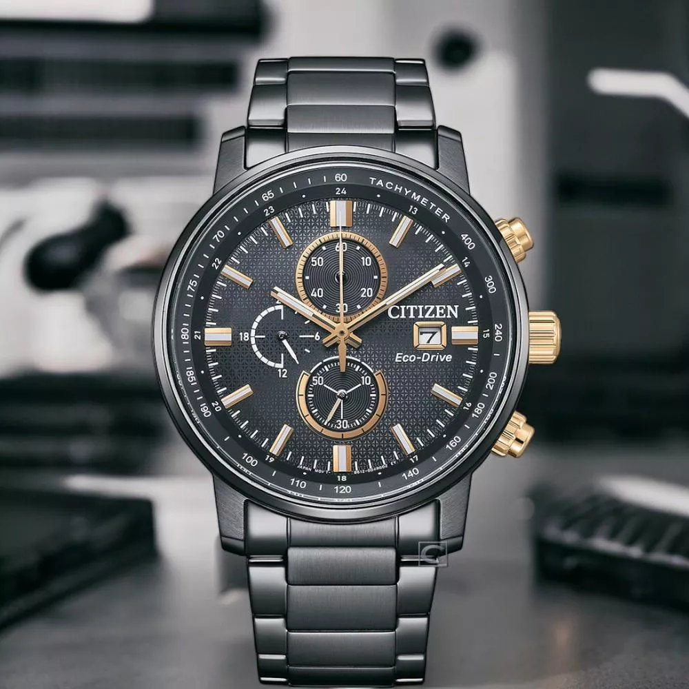 CITIZEN 星辰 亞洲限定 光動能計時手錶-43mm CA0846-81E