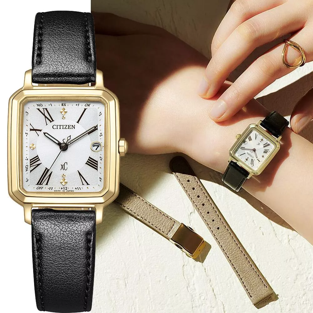 CITIZEN 星辰 xC 光動能 鈦金屬 電波女錶-25mm ES9502-12A CITIZEN 星辰 xC 光動能 鈦金屬 電波女錶-25mm ES9502-12A
