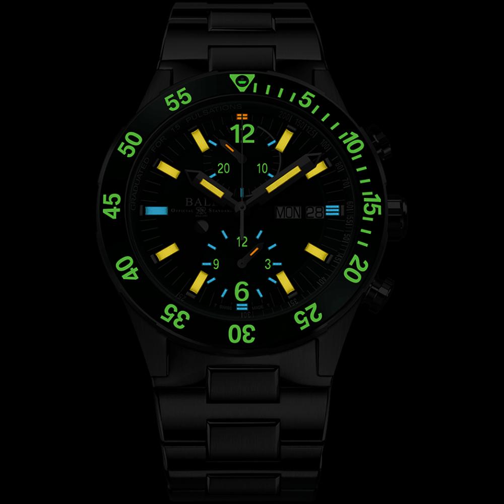 BALL 波爾錶 Roadmaster Rescue Chronograph 即刻救援 計時機械腕錶-DC3030C-S2-GR 綠/41mm