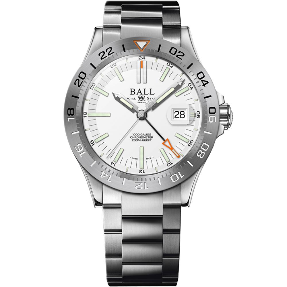 BALL 波爾錶 Engineer III Outlier  工程師GMT天文台認證機械錶-DG9000B-S1C-WH