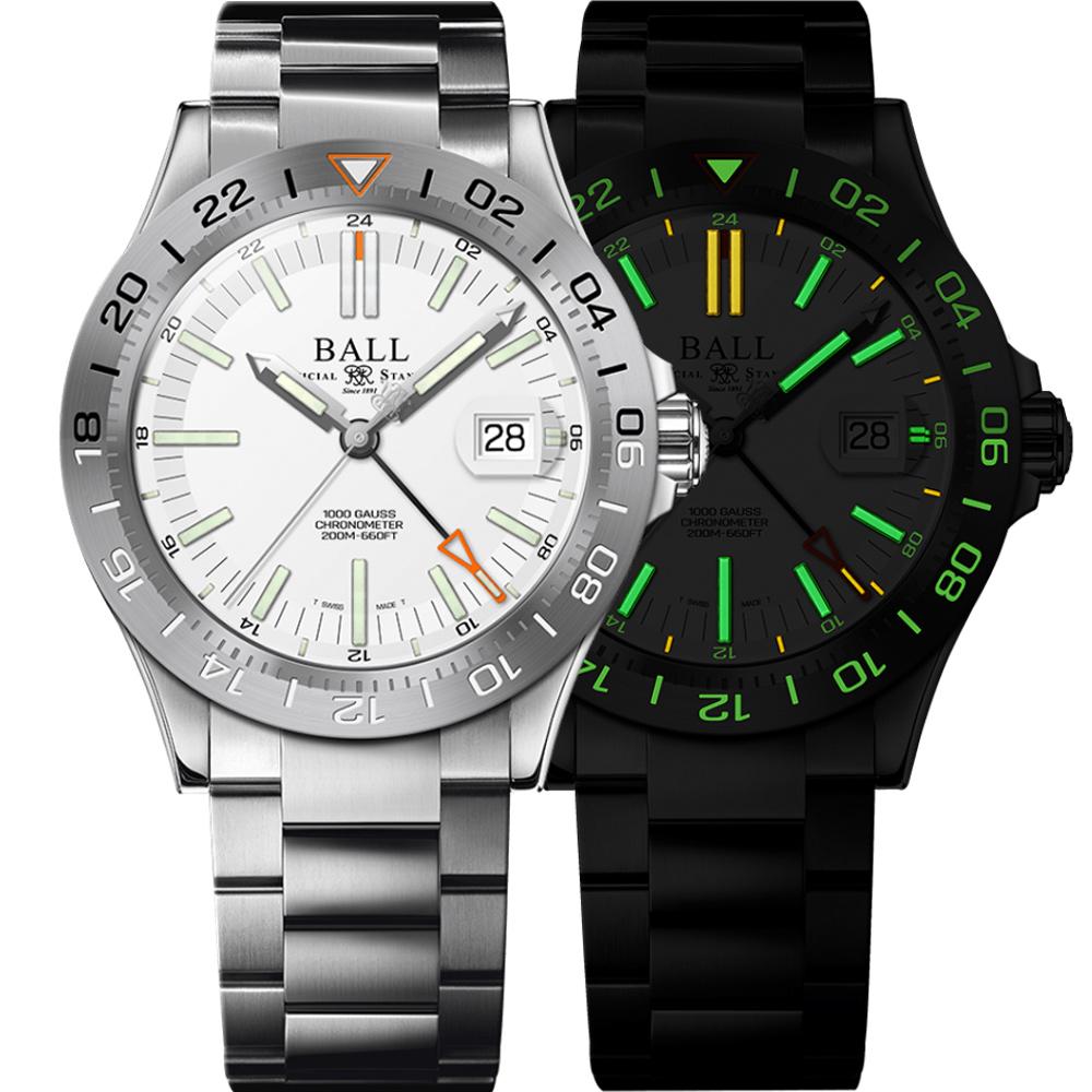 BALL 波爾錶 Engineer III Outlier  工程師GMT天文台認證機械錶-DG9000B-S1C-WH