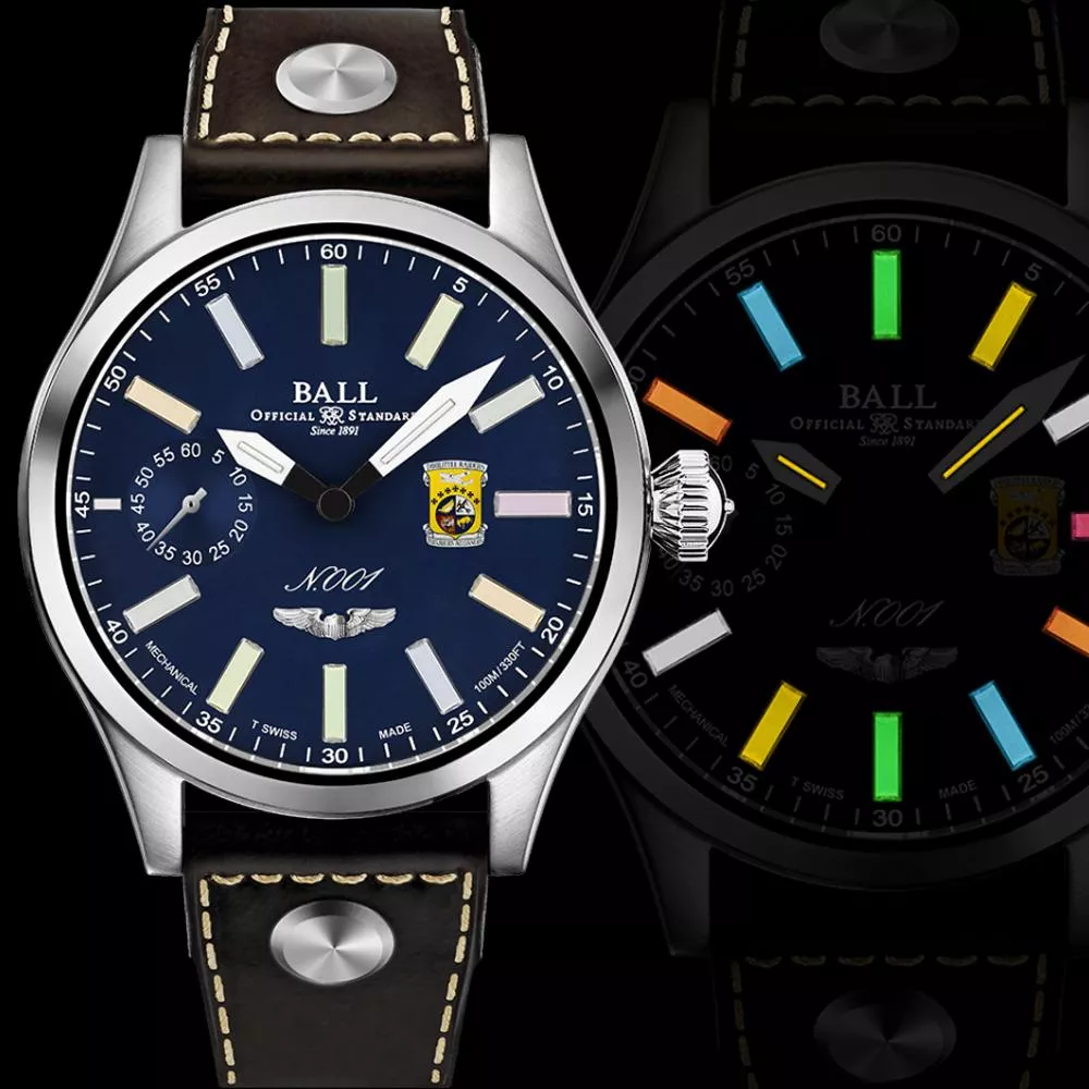 BALL 波爾錶 Engineer Master II 杜立特突擊隊80周年紀念手上鍊機械腕錶(NM2638C-L1-BER)藍/46mm