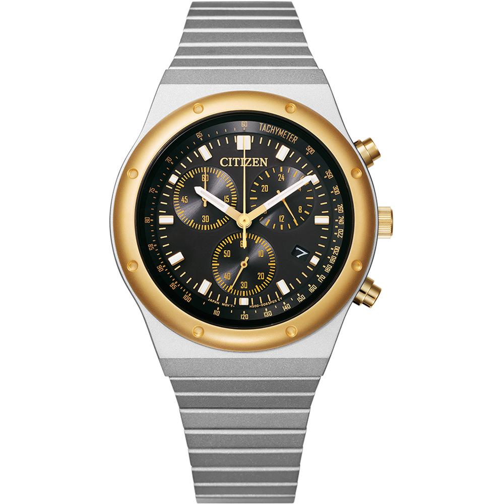 CITIZEN 星辰 復刻計時腕錶-AT2544-64E