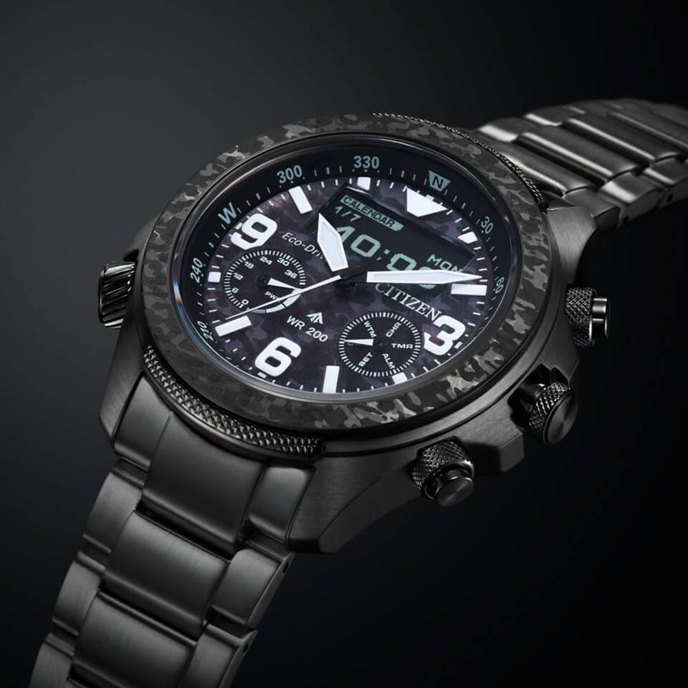 CITIZEN 星辰 Promaster 35 週年限量版 光動能運動錶-JV1008-63E