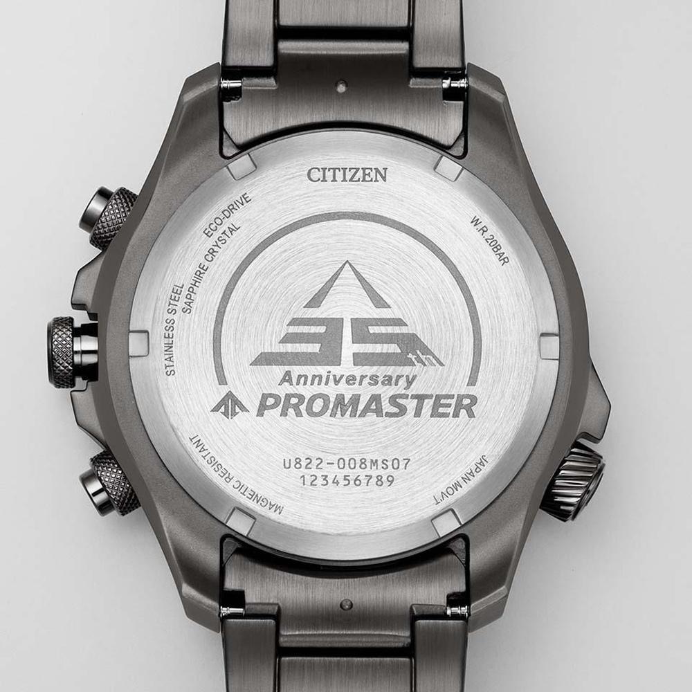CITIZEN 星辰 Promaster 35 週年限量版 光動能運動錶-JV1008-63E
