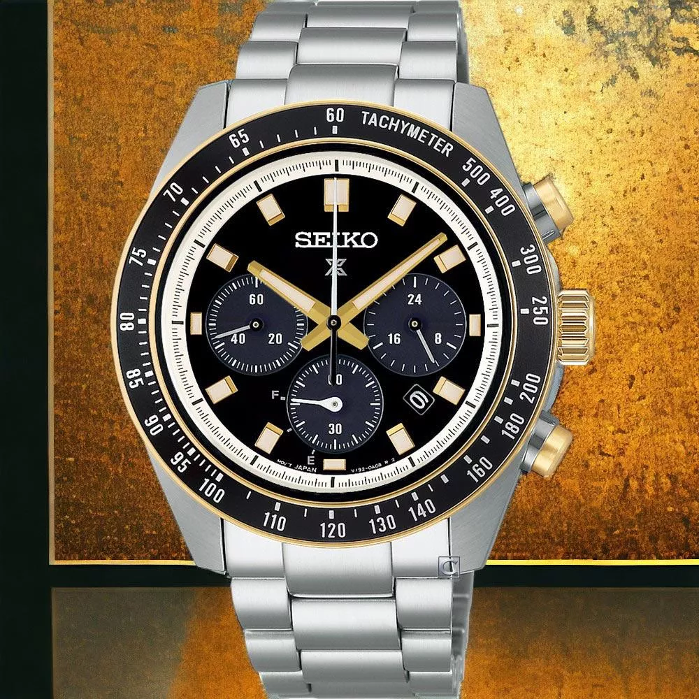 SEIKO 精工 Prospex SPEEDTIMER 太陽能計時腕錶-41.4 SSC941P1/V192-0AH0G