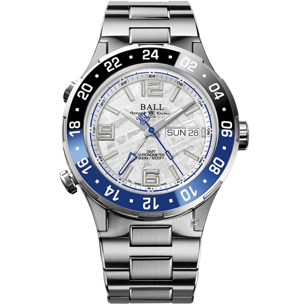 BALL 波爾錶Roadmaster 海洋 GMT 隕石面 機械錶 男錶 手錶 (40mm) DG3000A-S11CJ-MSL