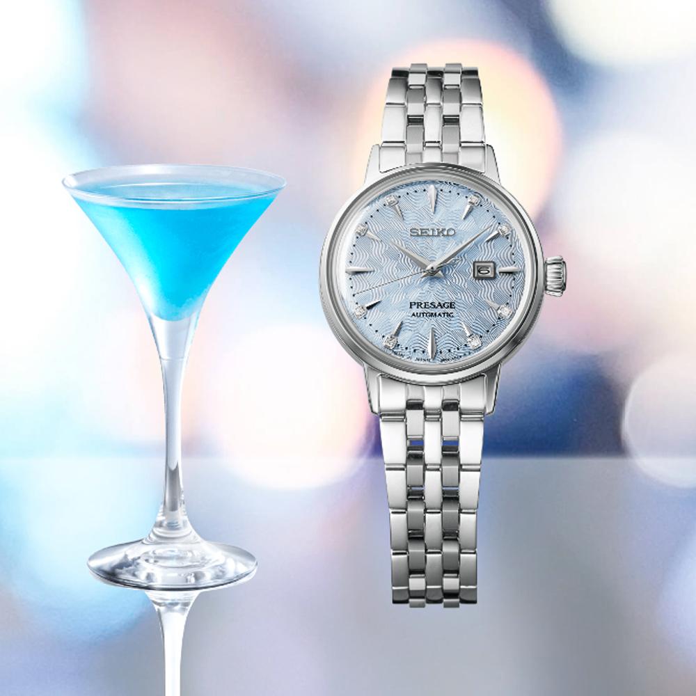 SEIKO 精工 Presage Cocktail Time系列 雞尾酒優雅女士機械錶(2R05-00A0B/SRE007J1)30mm