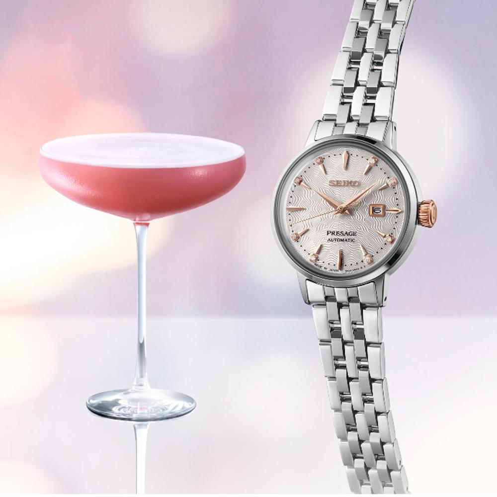 SEIKO 精工 Presage Cocktail Time系列 雞尾酒優雅女士機械錶2R05-00A0S(SRE009J1)30mm