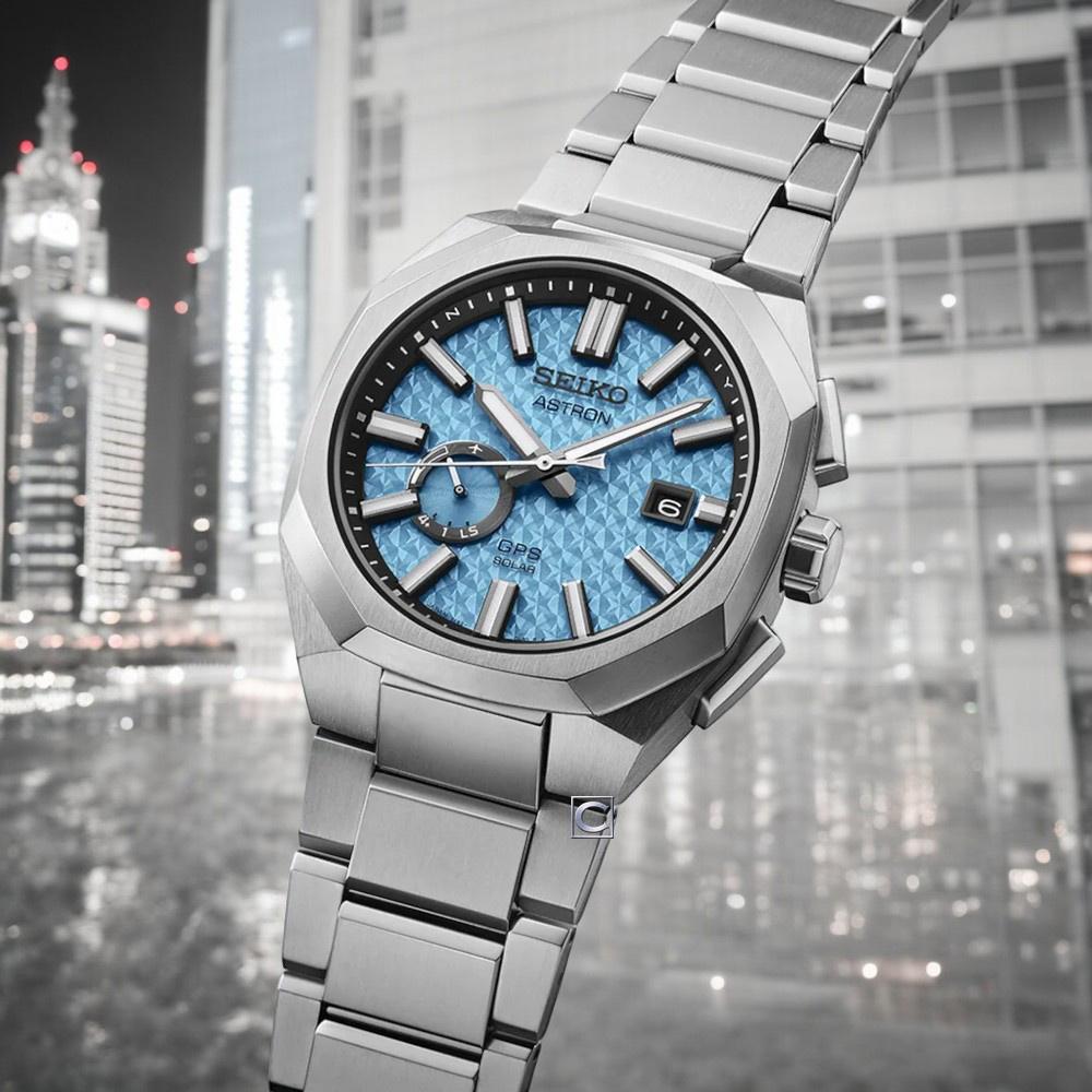 SEIKO 精工 Astron 晨星 限量 鈦 多邊形 GPS衛星定位 萬年曆 太陽能 手錶-SSJ027J1/3X62-0AF0B