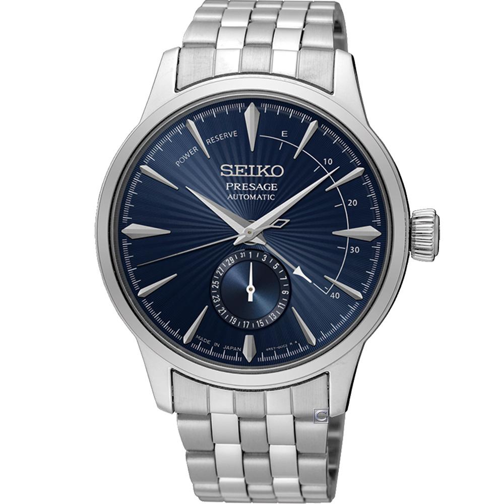 SEIKO 精工錶  Presage 調酒師 動力儲存 機械錶 男錶 指針錶 手錶-4R57-00E0A/SSA347J1_SK043