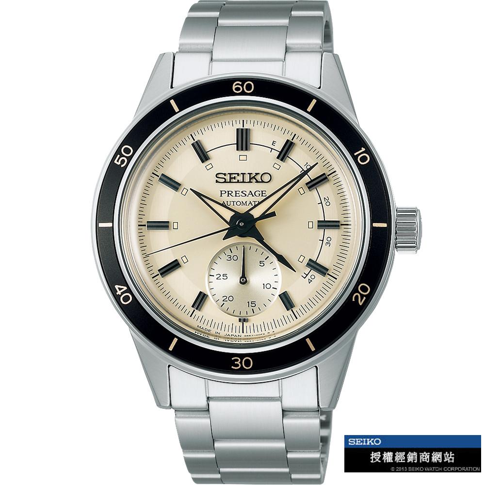 SEIKO 精工 Presage   Style 60’S 復古動力儲存顯示機械錶-SSA447J/(4R57-00T0S)