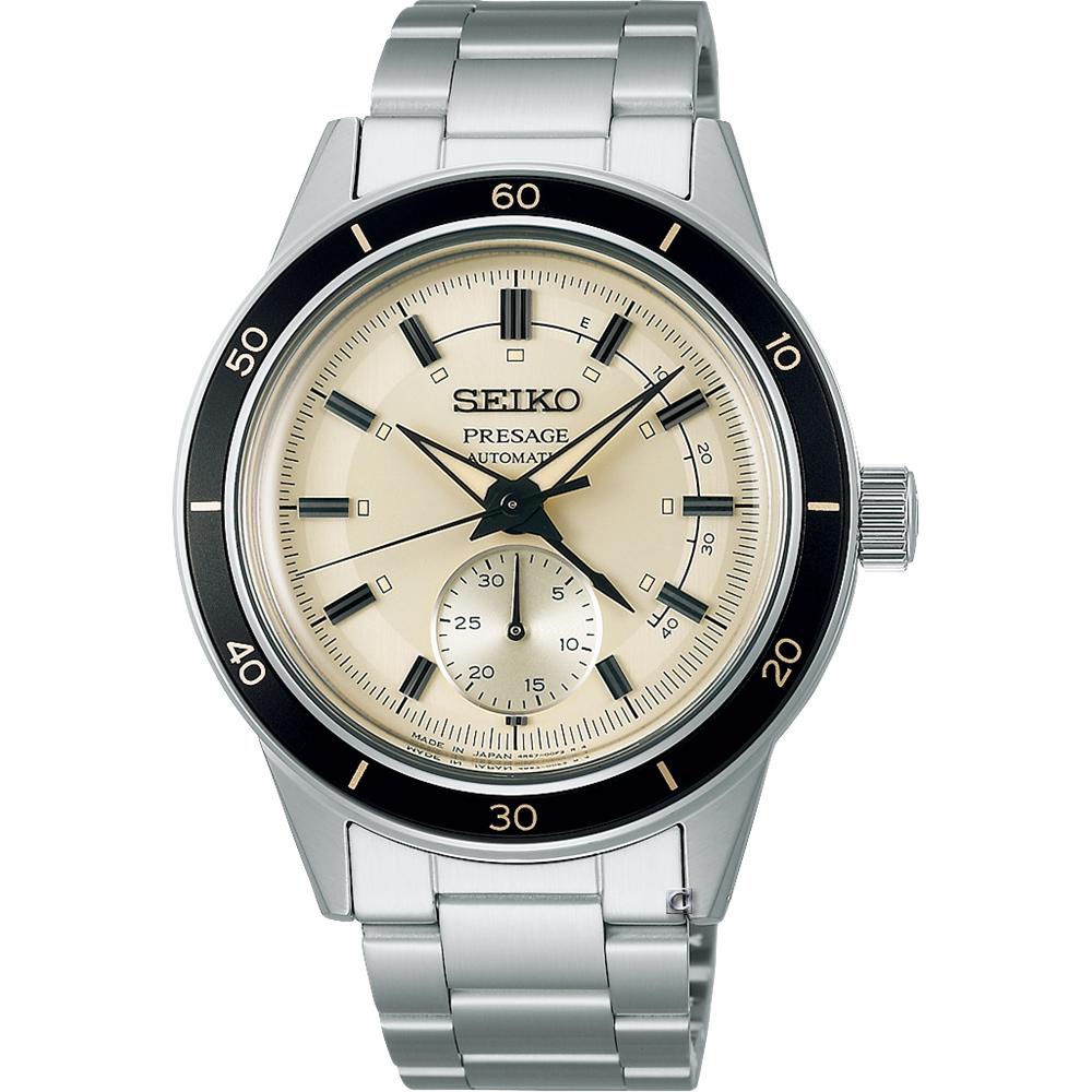 SEIKO 精工 Presage   Style 60’S 復古動力儲存顯示機械錶-SSA447J/(4R57-00T0S)