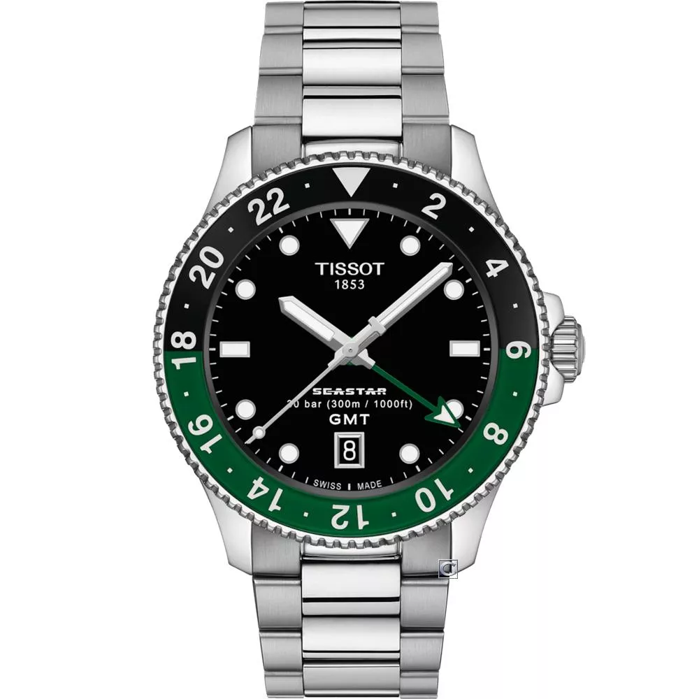 Tissot 天梭錶 Seastar 1000 海星 GMT 雙時區潛水錶-T1208521105100 Tissot 天梭錶 Seastar 1000 海星 GMT 雙時區潛水錶-T1208521105100