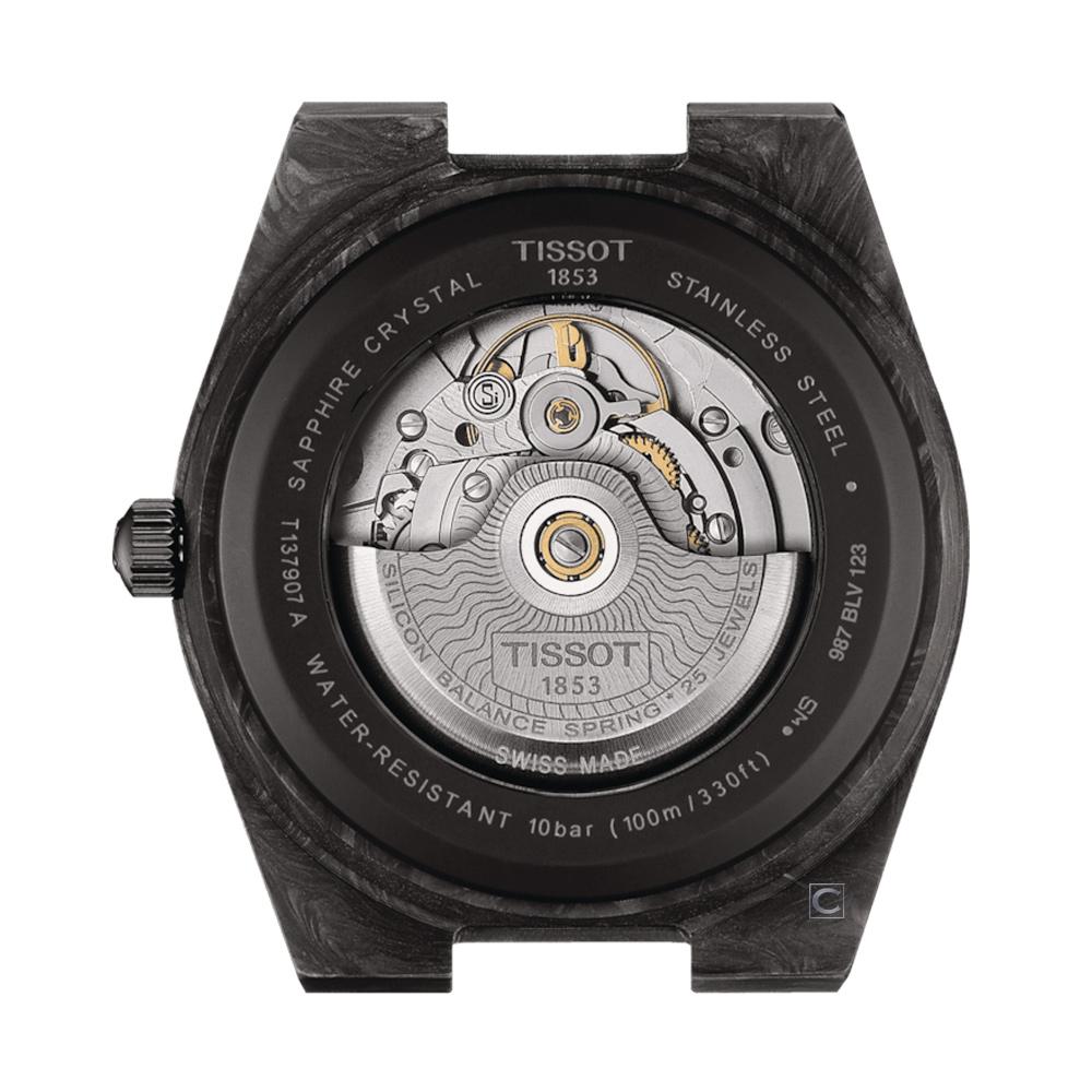 Tissot 天梭錶 PRX Powermatic 80 鍛造碳機械腕錶 男錶 手錶  T137.907.97.201.00/40 mm