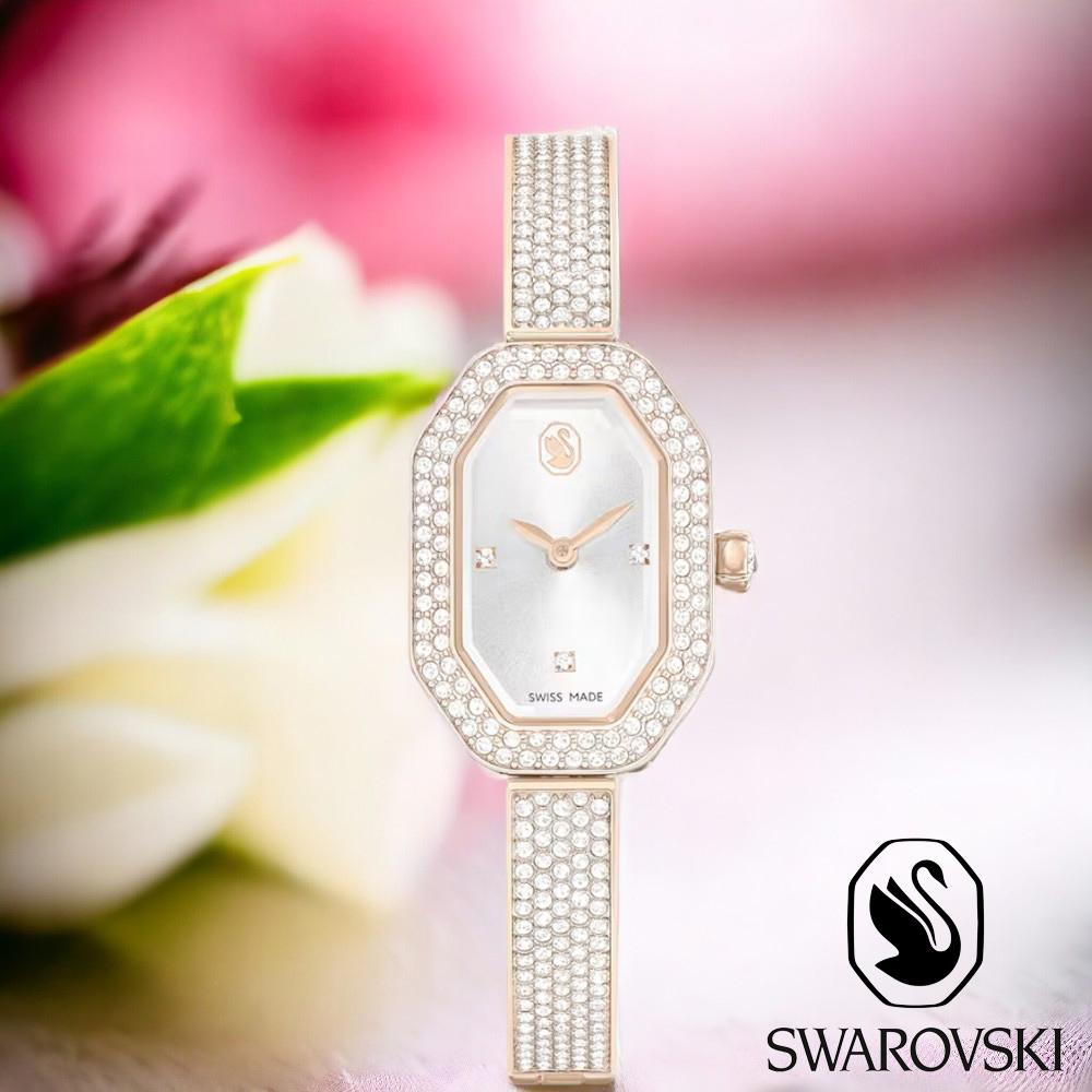 SWAROVSKI 施華洛世奇Dextera Bangle 百搭手錶-30.5x19mm 5672987 興隆