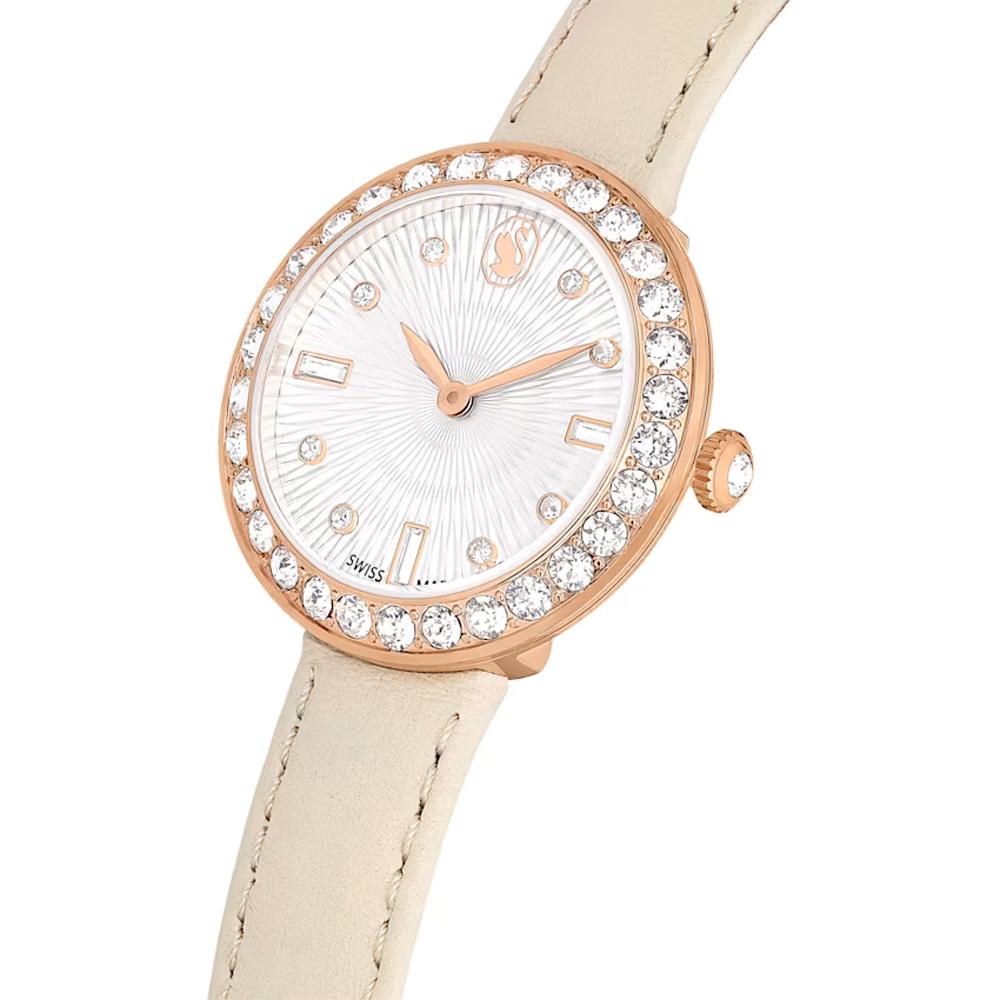 SWAROVSKI 施華洛世奇 Certa系列 自信優雅皮帶款 女錶-30mm 5672968