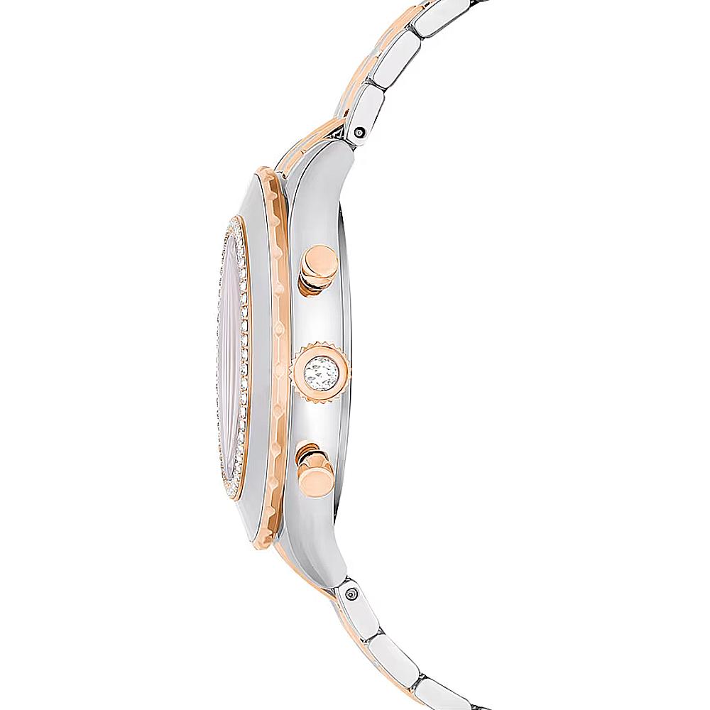 SWAROVSKI 施華洛世奇 Octea Chrono系列時尚腕錶-銀色37mm 5672937