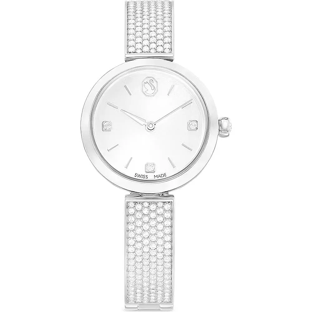 SWAROVSKI 施華洛世奇 Illumina系列 銀色 手環式腕錶-27mm 5671205 SWAROVSKI 施華洛世奇 Illumina系列 銀色 手環式腕錶-27mm 5671205