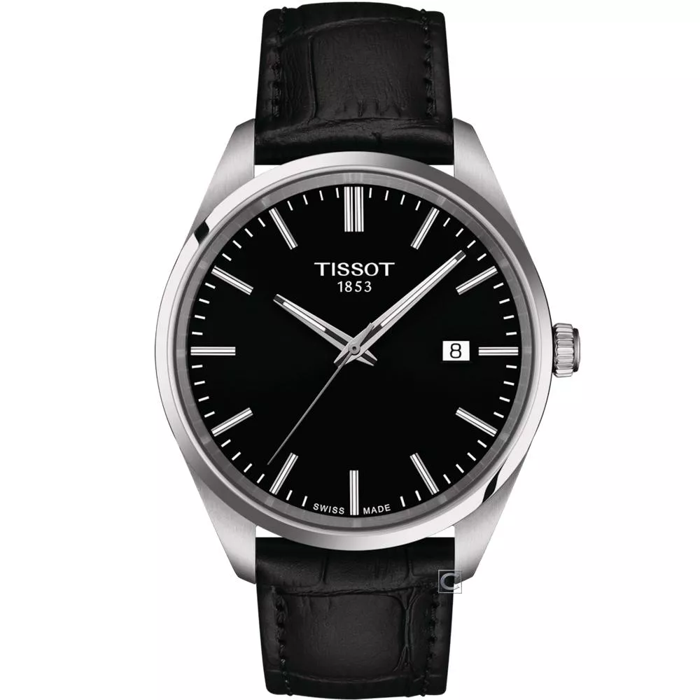 Tissot 天梭錶 PR 100 簡約大三針 時尚腕錶 男錶 手錶-T150.410.16.051.00/黑色 40mm