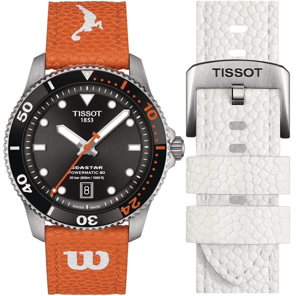 Tissot 天梭錶 Seastar Wilson WNBA 美國女職籃 機械腕錶 手錶-T1208071705100