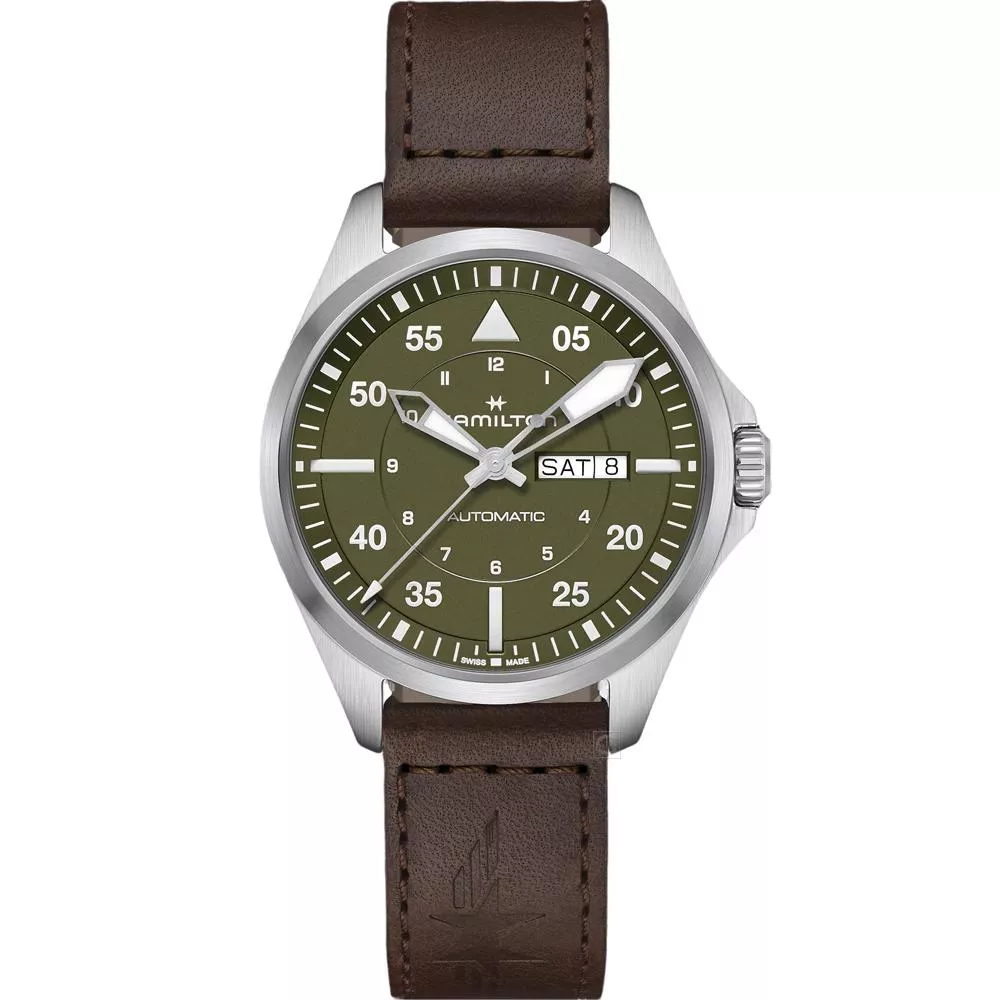 Hamilton 漢米爾頓 Khaki Aviation 卡其航空系列機械錶/ 42mm 飛行錶 男錶-H64635560