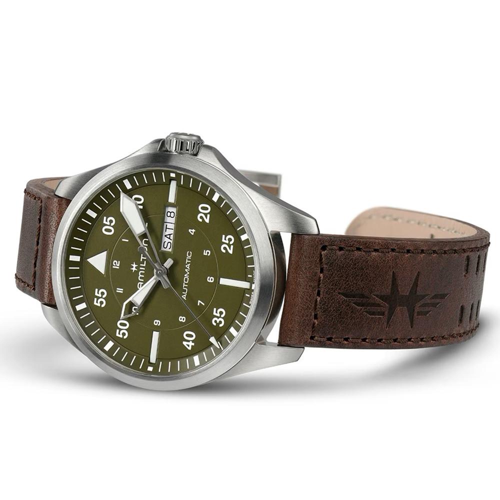 Hamilton 漢米爾頓 Khaki Aviation 卡其航空系列機械錶/ 42mm 飛行錶 男錶-H64635560