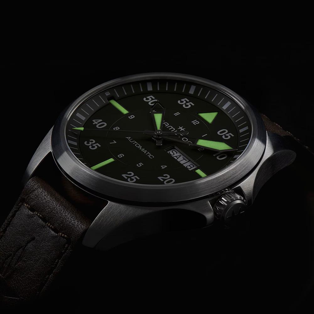 Hamilton 漢米爾頓 Khaki Aviation 卡其航空系列機械錶/ 42mm 飛行錶 男錶-H64635560