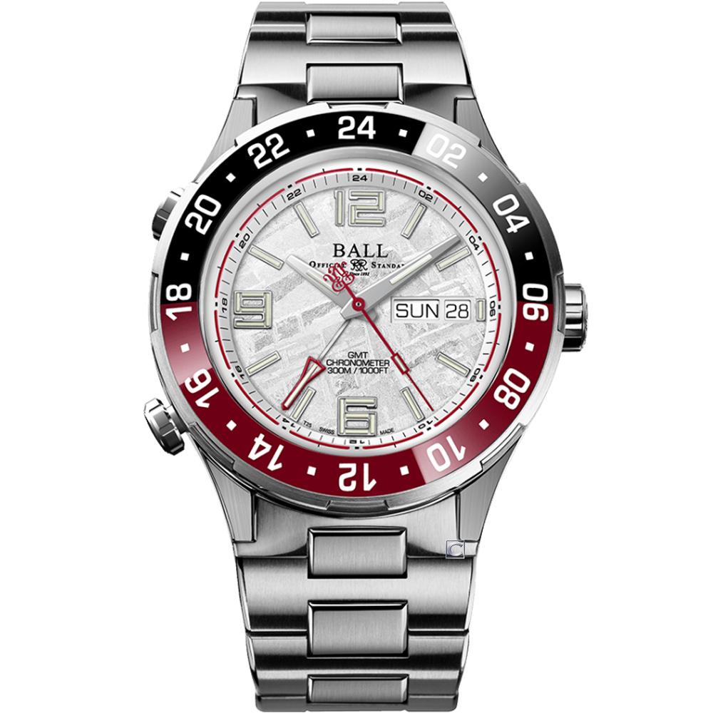 BALL 波爾錶Roadmaster 海洋 GMT 隕石面 機械錶 男錶 手錶 (40mm) DG3000A-S12CJ-MSL